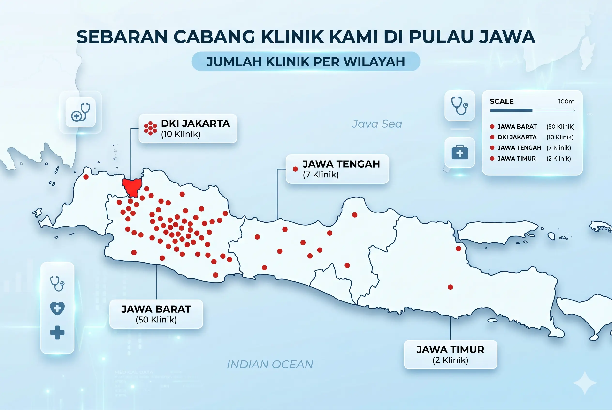 Peta jaringan klinik Dr Jism